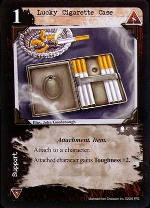 Lucky Cigarette Case - Arkham Edition - Call of Cthulhu CCG