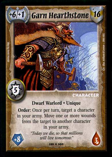 Garn Hearthstone - Dwarves - Warlord Saga of the Storm - Imagen 8 de 8