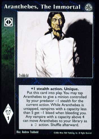 Aranthebes, The Immortal - Action - Vampire VTES - Imagen 4 de 4