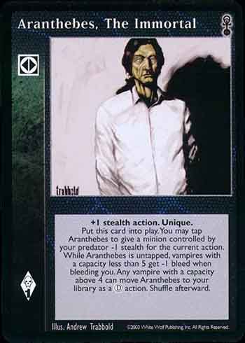 Aranthebes, The Immortal - Action - Vampire VTES - Imagen 2 de 4