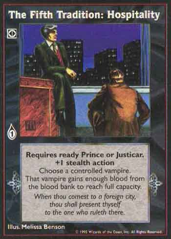 Fifth Tradition: Hospitality - Action - Vampire VTES - Imagen 3 de 6