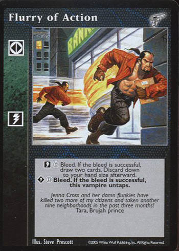 Flurry of Action - Action - Vampire VTES - Imagen 3 de 6