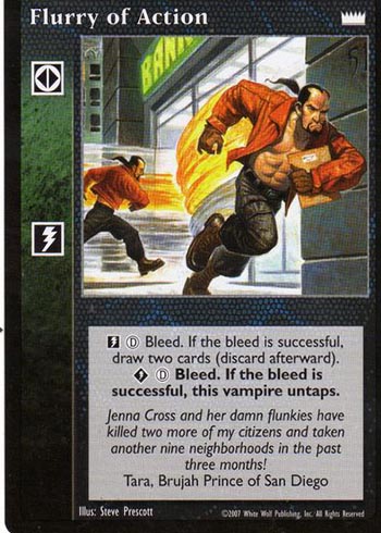 Flurry of Action - Action - Vampire VTES - Imagen 5 de 6