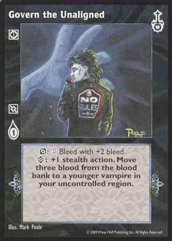 Govern the Unaligned - Action - Vampire VTES - Picture 9 of 21