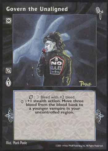 Govern the Unaligned - Action - Vampire VTES - Picture 10 of 21