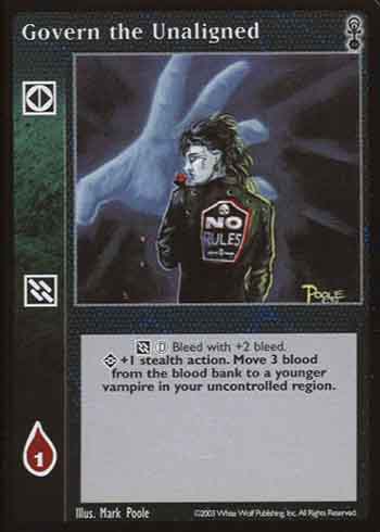Govern the Unaligned - Action - Vampire VTES - Picture 12 of 21