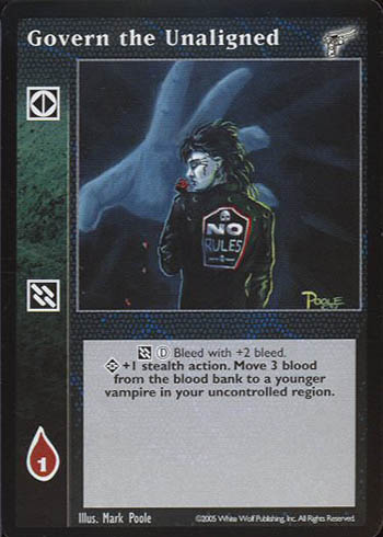 Govern the Unaligned - Action - Vampire VTES - Picture 13 of 21