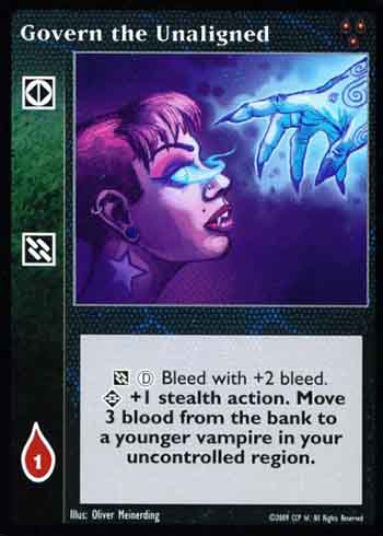 Govern the Unaligned - Action - Vampire VTES - Picture 15 of 21