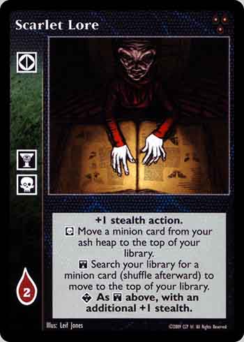 Scarlet Lore - Action - Vampire VTES - Imagen 3 de 3