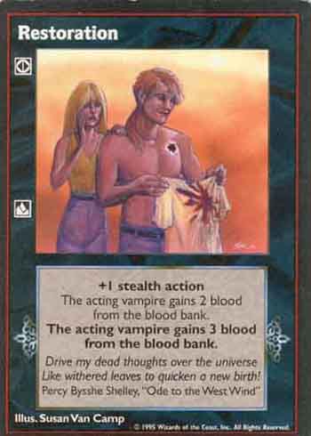 Restoration - Action - Vampire VTES - Imagen 3 de 11