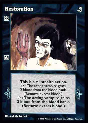 Restoration - Action - Vampire VTES - Imagen 4 de 11