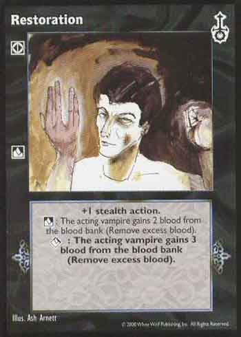 Restoration - Action - Vampire VTES - Imagen 5 de 11