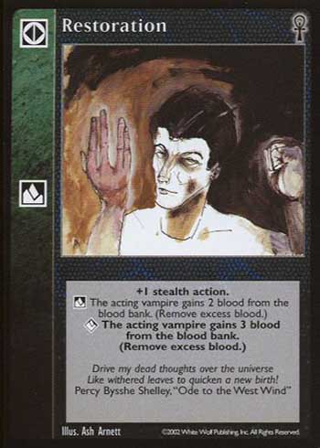 Restoration - Action - Vampire VTES - Imagen 7 de 11