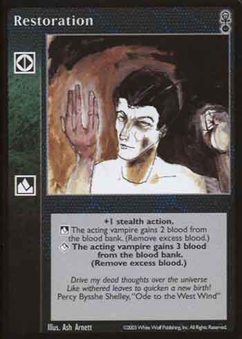 Restoration - Action - Vampire VTES - Imagen 8 de 11