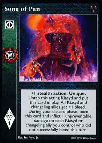 Song of Pan - Action - Vampire VTES - Imagen 3 de 3