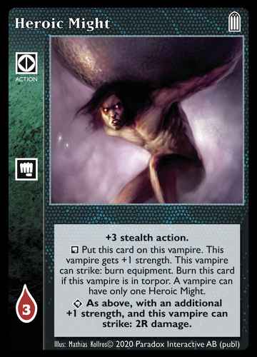 Heroic Might - Action - Vampire VTES - Imagen 3 de 4