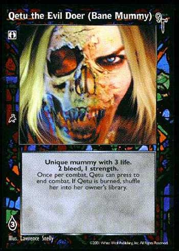 Qetu the Evil Doer (Bane Mummy) - Ally - Vampire VTES - Picture 3 of 3