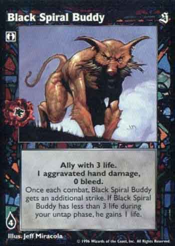 Black Spiral Buddy - Ally - Vampire VTES - Imagen 2 de 4