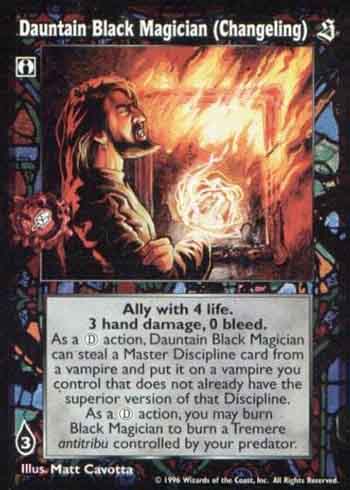 Dauntain Black Magician (Changeling) - Ally - Vampire VTES - Imagen 2 de 4