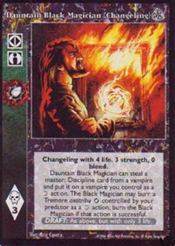 Dauntain Black Magician (Changeling) - Ally - Vampire VTES - Imagen 3 de 4