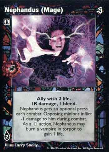 Nephandus (Mage) - Ally - Vampire VTES - Imagen 2 de 5