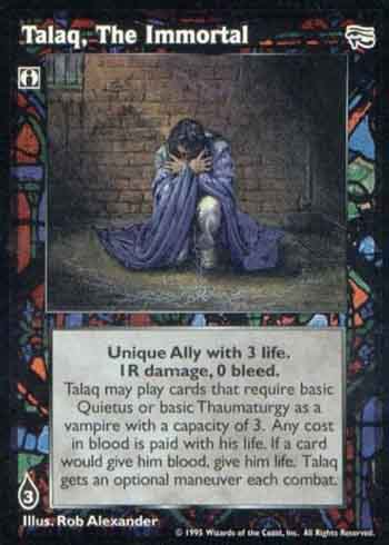 Talaq, The Immortal - Ally - Vampire VTES - Imagen 2 de 4