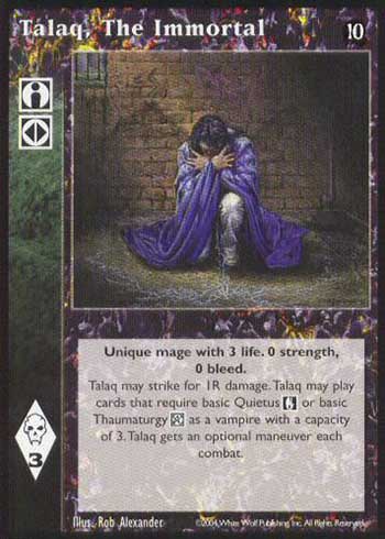 Talaq, The Immortal - Ally - Vampire VTES - Imagen 3 de 4