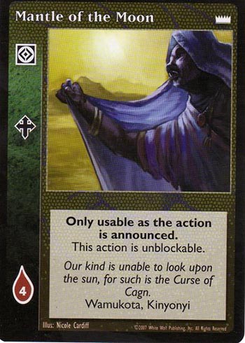 Mantle of the Moon - Action Modifier - Vampire VTES - Picture 8 of 8
