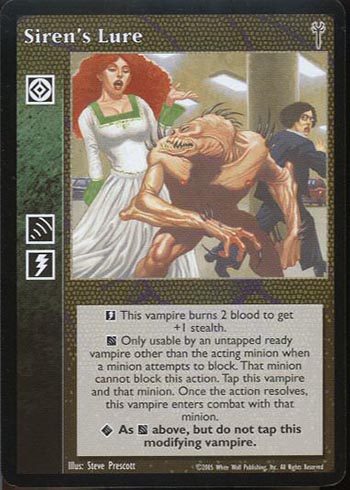 Siren's Lure - Action Modifier - Vampire VTES - Imagen 9 de 9