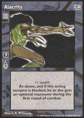 Alacrity - Action Modifier - Vampire VTES - Picture 7 of 11