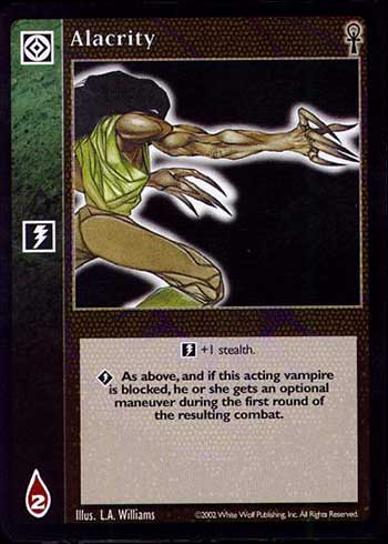 Alacrity - Action Modifier - Vampire VTES - Picture 8 of 11