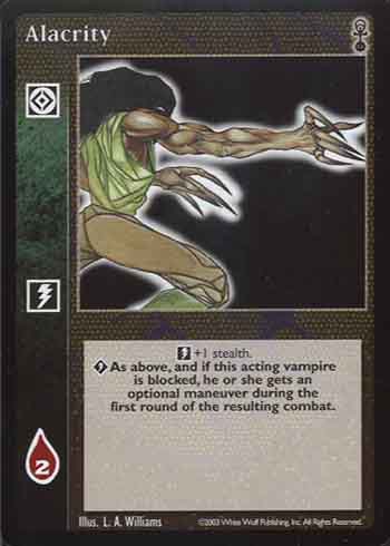 Alacrity - Action Modifier - Vampire VTES - Picture 9 of 11