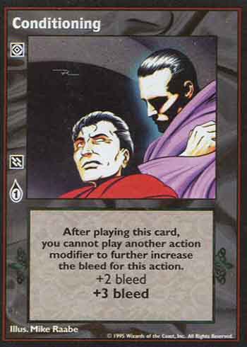 Conditioning - Action Modifier - Vampire VTES - Picture 8 of 18