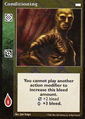 Conditioning - Action Modifier - Vampire VTES - Picture 12 of 18