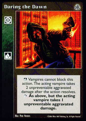 Daring the Dawn - Action Modifier - Vampire VTES - Picture 10 of 15
