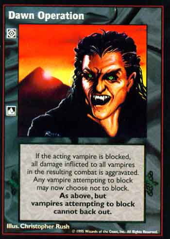 Dawn Operation - Action Modifier - Vampire VTES - Picture 3 of 8