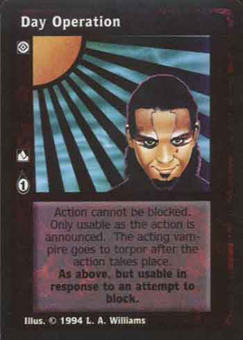 Day Operation - Action Modifier - Vampire VTES - Picture 7 of 10