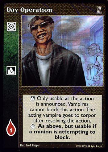 Day Operation - Action Modifier - Vampire VTES - Picture 9 of 10