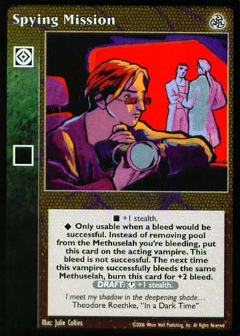 Spying Mission - Action Modifier - Vampire VTES - Picture 6 of 10