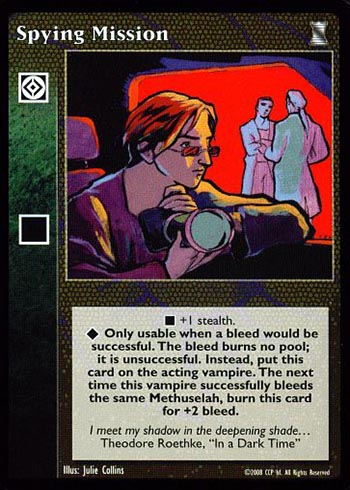 Spying Mission - Action Modifier - Vampire VTES - Picture 8 of 10