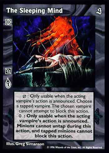 The Sleeping Mind - Action Modifier - Vampire VTES - Picture 2 of 4