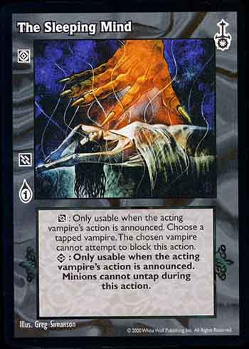 The Sleeping Mind - Action Modifier - Vampire VTES - Picture 3 of 4