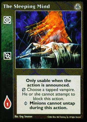 The Sleeping Mind - Action Modifier - Vampire VTES - Picture 4 of 4