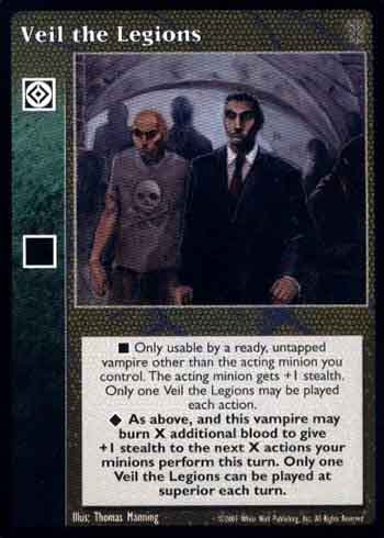 Veil the Legions - Action Modifier - Vampire VTES - Picture 2 of 7