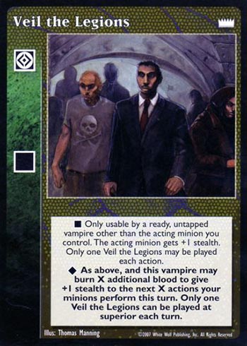 Veil the Legions - Action Modifier - Vampire VTES - Picture 3 of 7