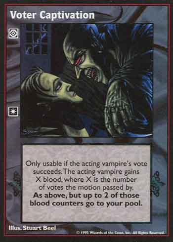 Voter Captivation - Action Modifier - Vampire VTES - Picture 8 of 18