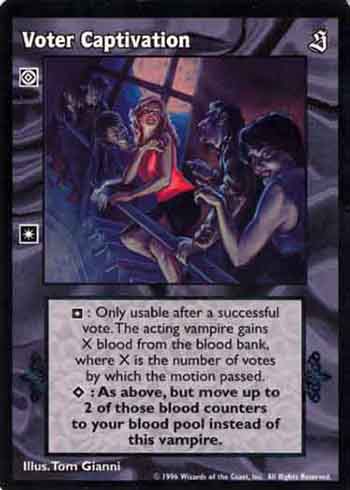 Voter Captivation - Action Modifier - Vampire VTES - Picture 9 of 18