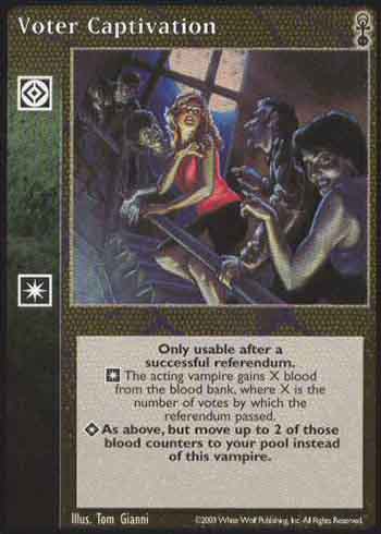Voter Captivation - Action Modifier - Vampire VTES - Picture 11 of 18