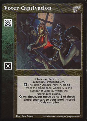 Voter Captivation - Action Modifier - Vampire VTES - Picture 12 of 18