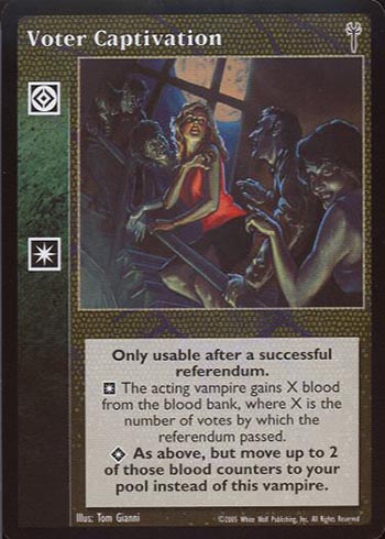 Voter Captivation - Action Modifier - Vampire VTES - Picture 13 of 18